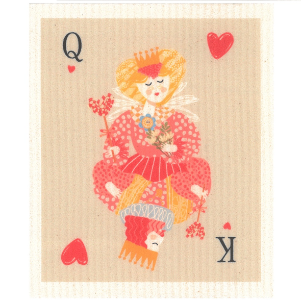 Essuie-tout Carte Reine & Roi