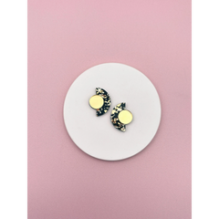 Boucles d'oreilles puces Roseline