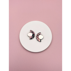 Boucles d'oreilles puces Roseline