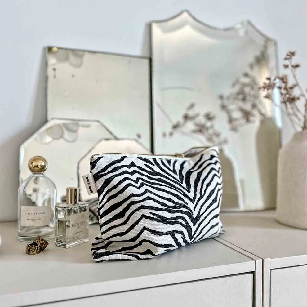 Pochette Lili - Zebra Greige