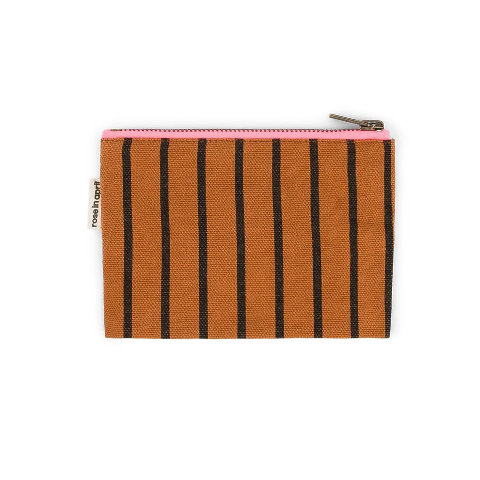 Porte-monnaie Marie Rayures Tennis Black / Ginger