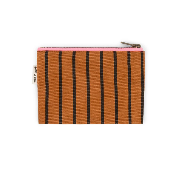Porte-monnaie Marie Rayures Tennis Black / Ginger