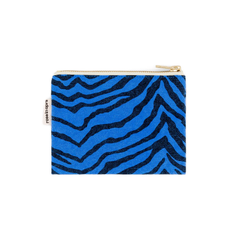 Porte-monnaie Marie - Zebra Greek Blue