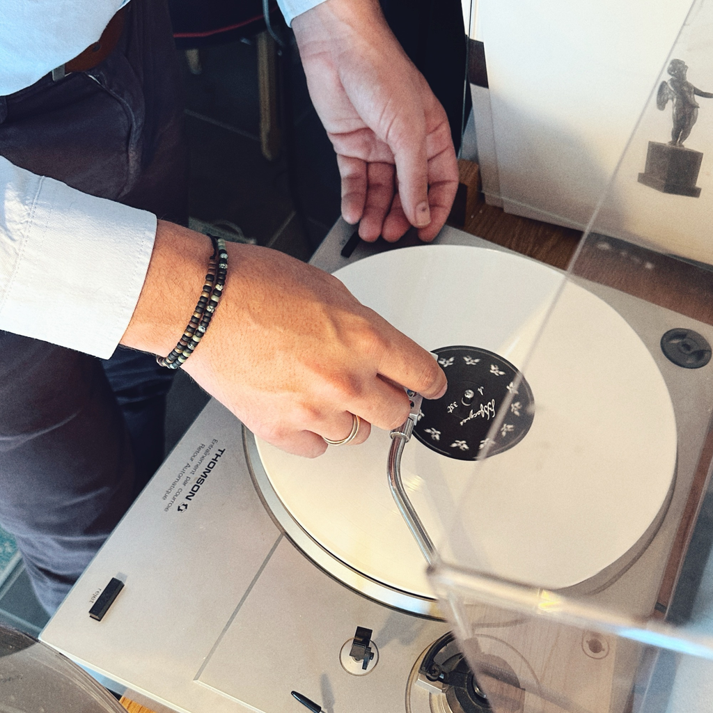 Bracelet homme code morse "Frère"