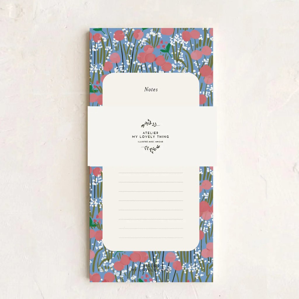 Bloc-notes Rose Coquelicot