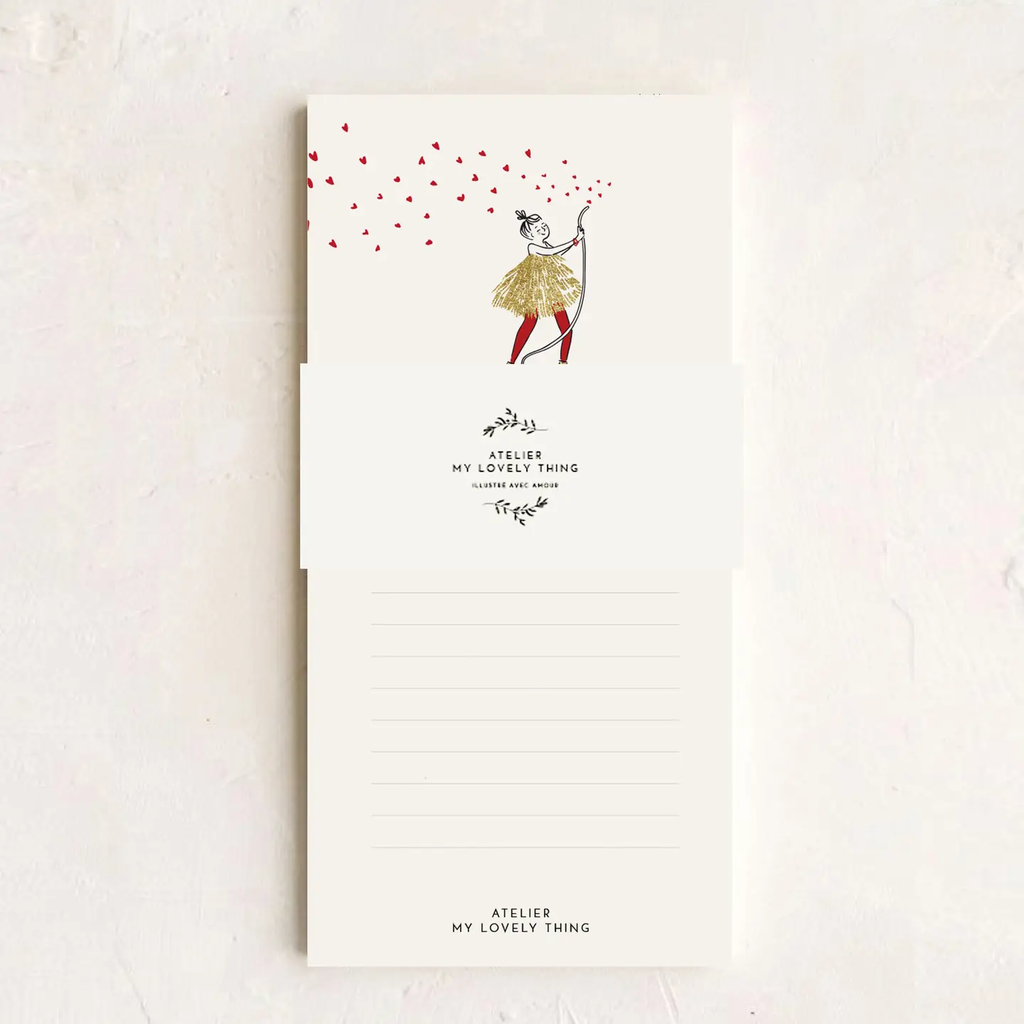 Bloc-notes Jet de Coeur
