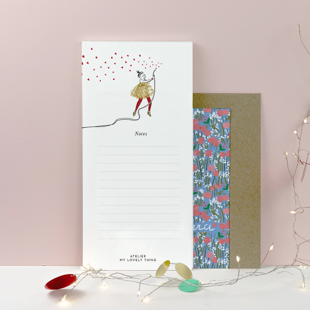 Bloc-notes Jet de Coeur