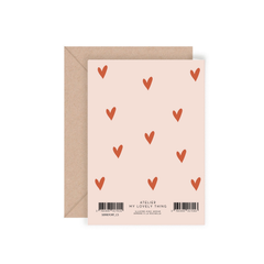 Carte double Serre moi fort