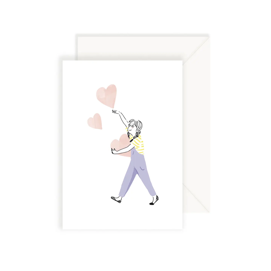 Carte simple Attraper du love