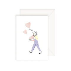 Carte simple Attraper du love