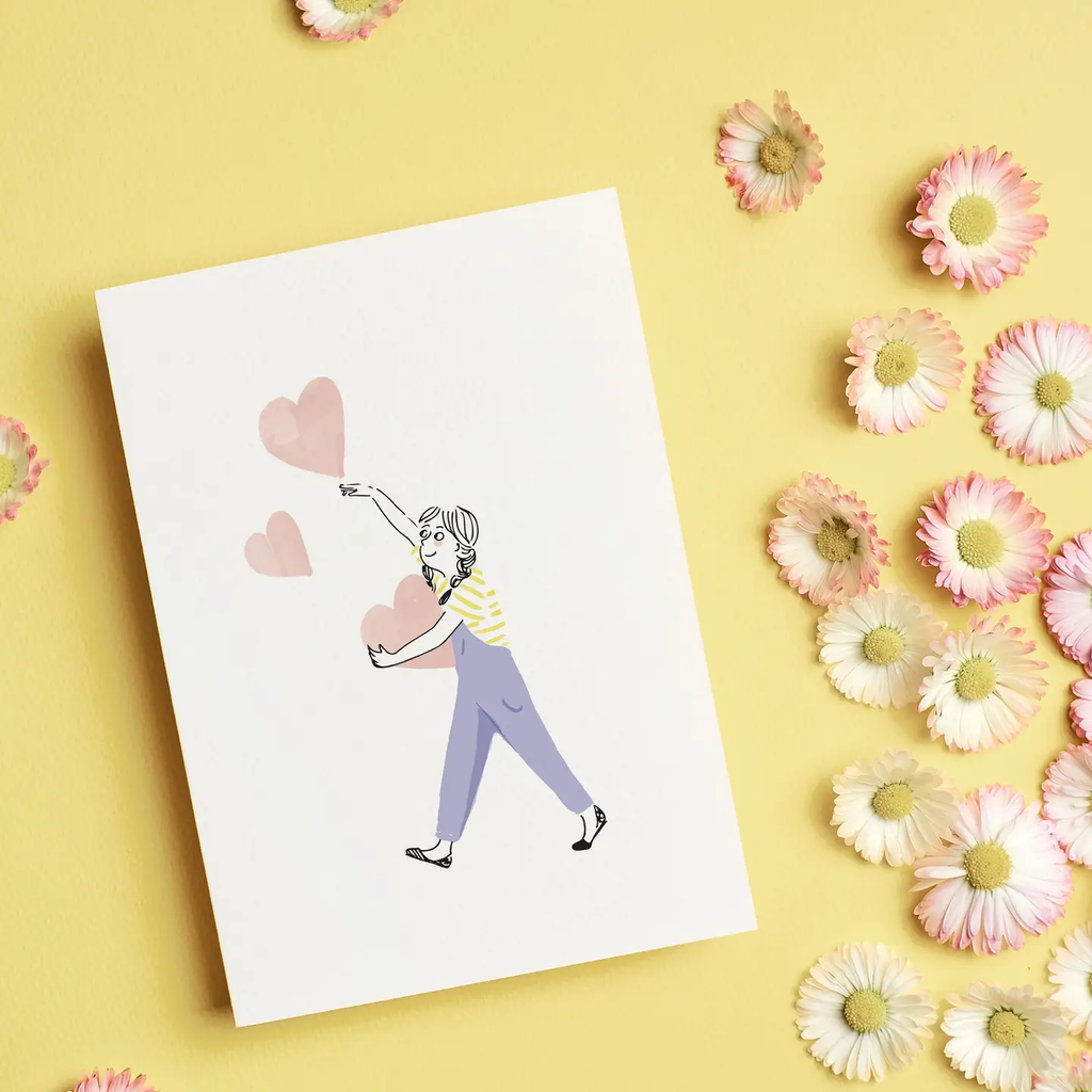 Carte simple Attraper du love