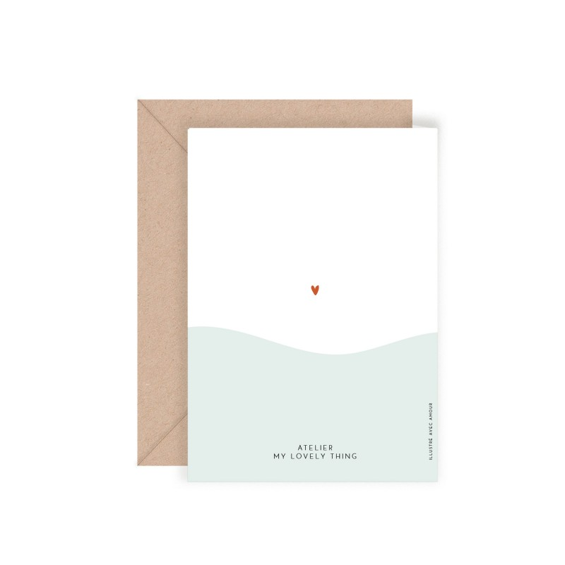 Carte double La vie est belle