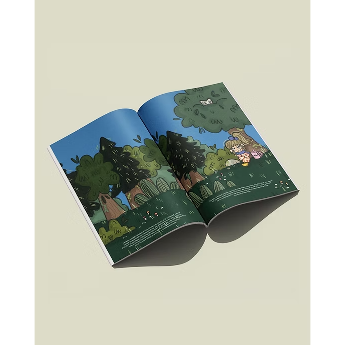 La petite exploratrice et la lueur magique