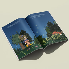 La petite exploratrice et la lueur magique