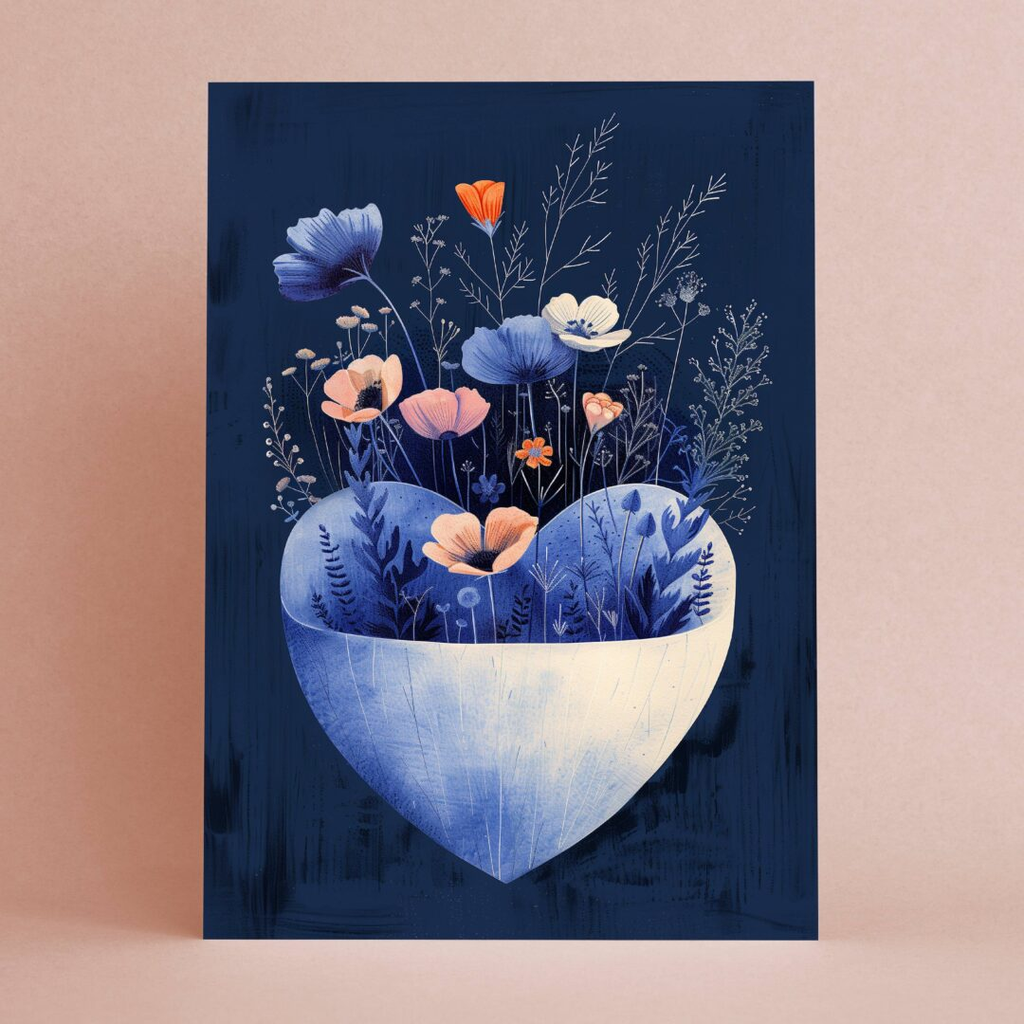 Carte de voeux - Love Grows Here