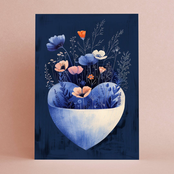 Carte de voeux - Love Grows Here