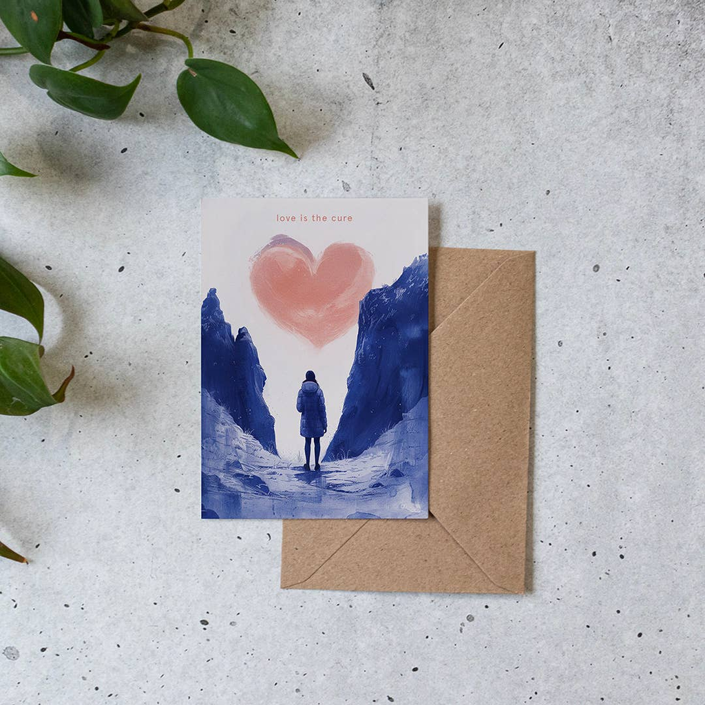Carte de voeux - Love is the cure