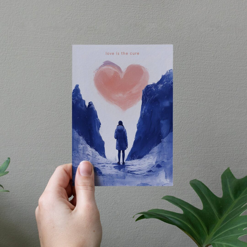 Carte de voeux - Love is the cure