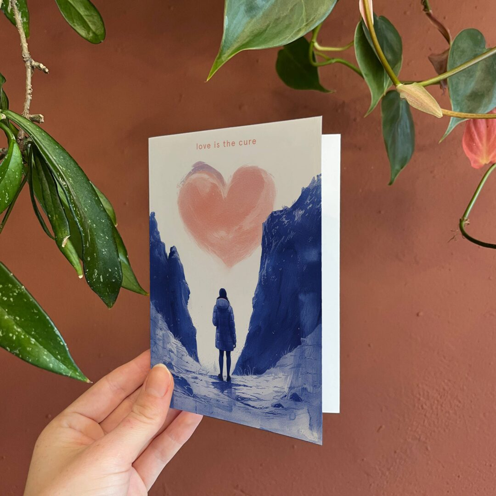 Carte de voeux - Love is the cure