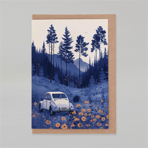 Carte de voeux - Aventure Camping