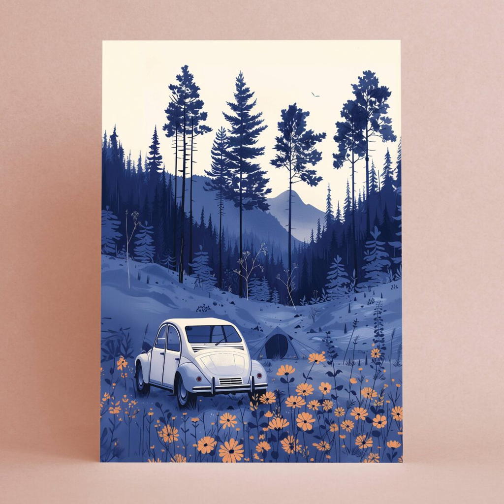 Carte de voeux - Aventure Camping