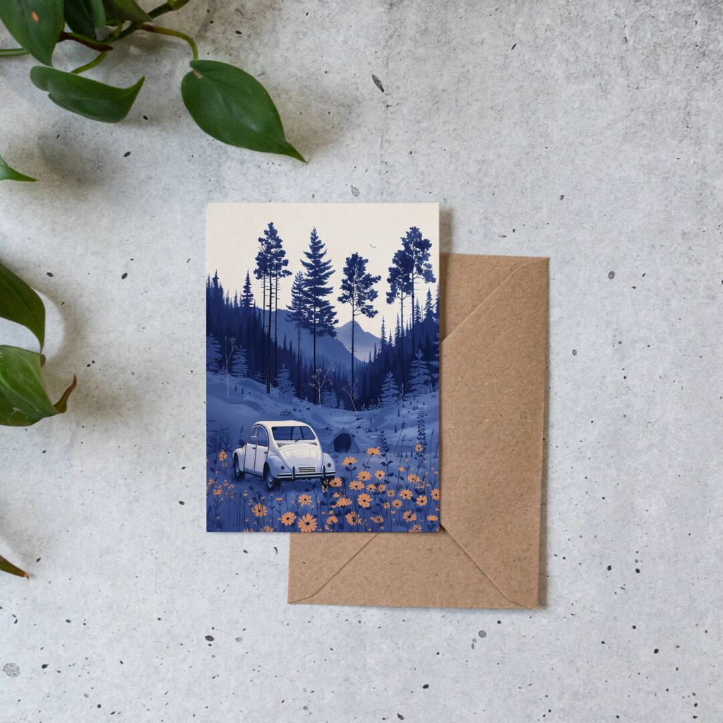 Carte de voeux - Aventure Camping