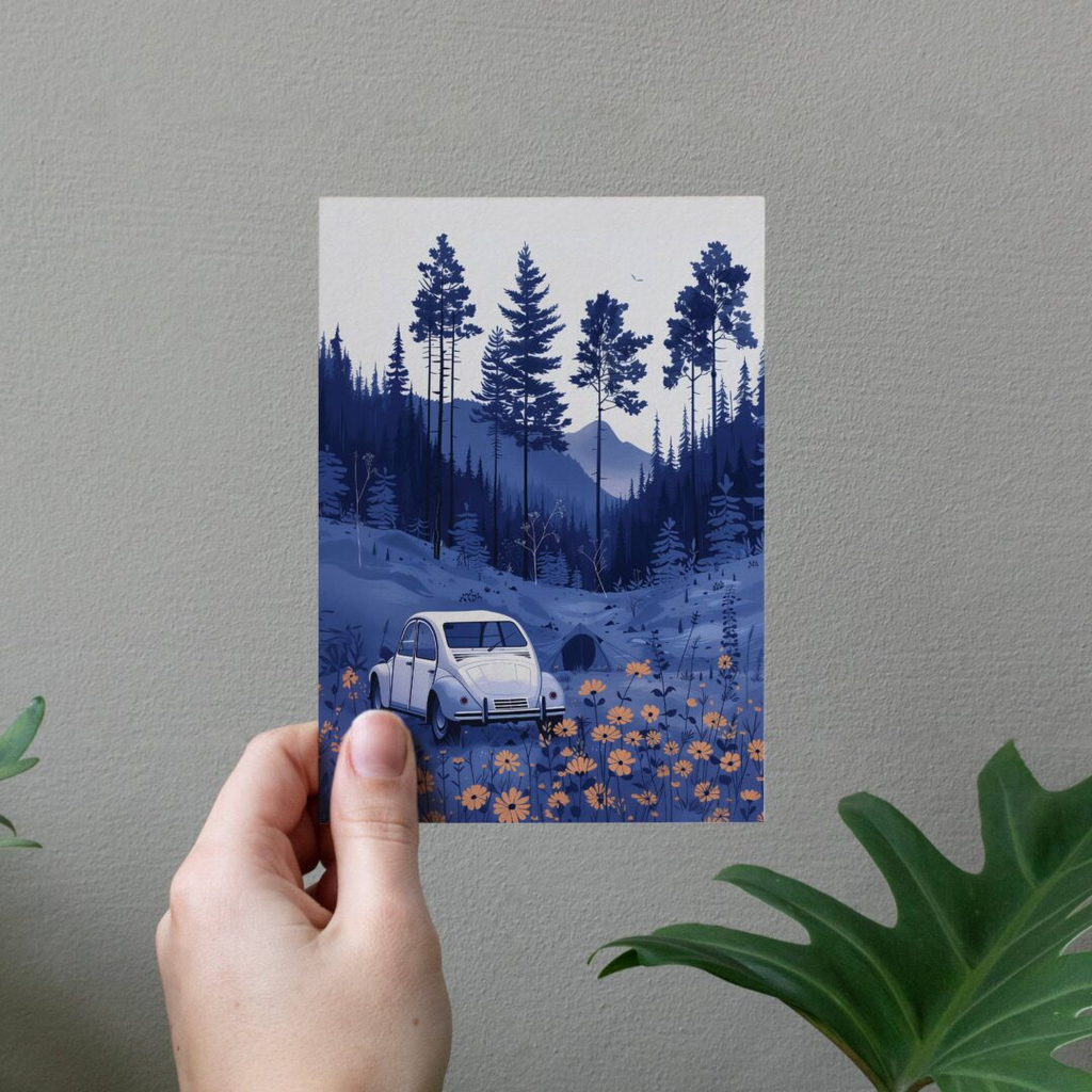Carte de voeux - Aventure Camping