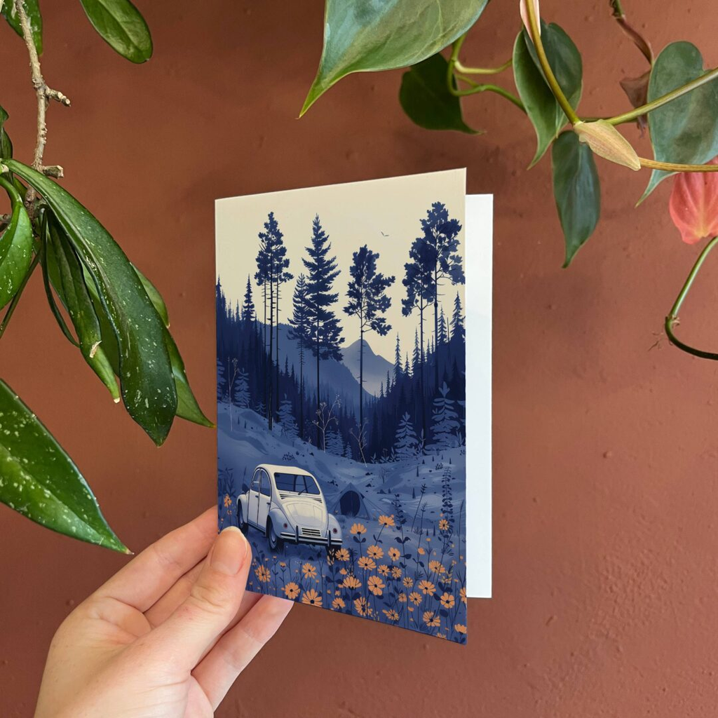 Carte de voeux - Aventure Camping
