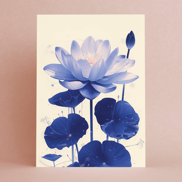 Carte de voeux - Waterlily