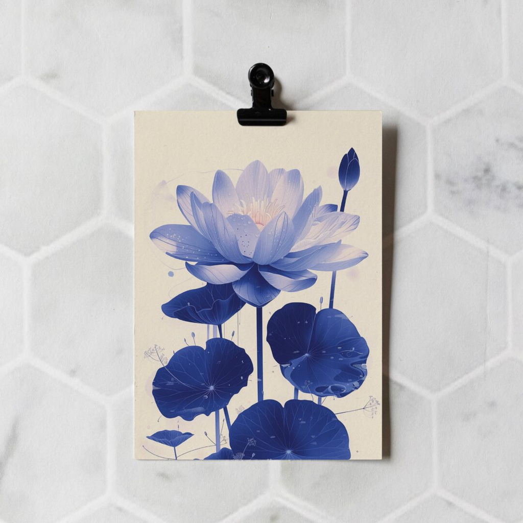 Carte de voeux - Waterlily