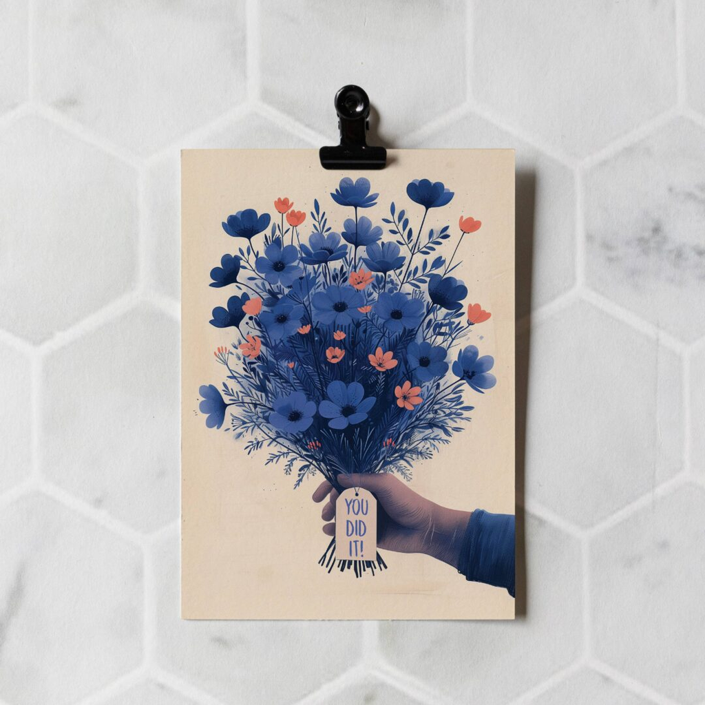 Carte de voeux - You did it!