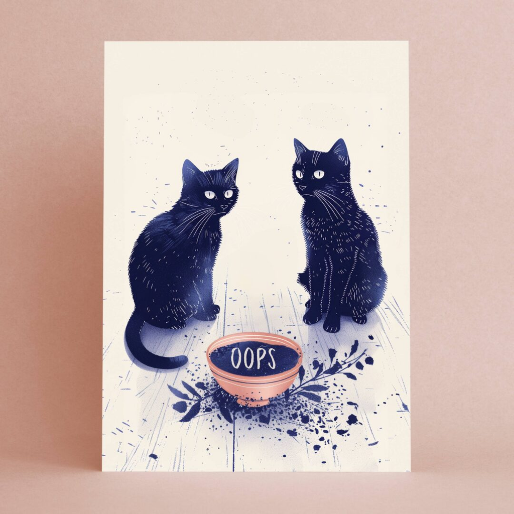 Carte de voeux - Oops