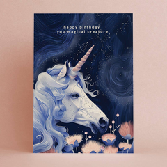 Carte de voeux - Happy birthday you magical creature