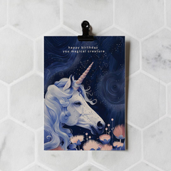 Carte de voeux - Happy birthday you magical creature