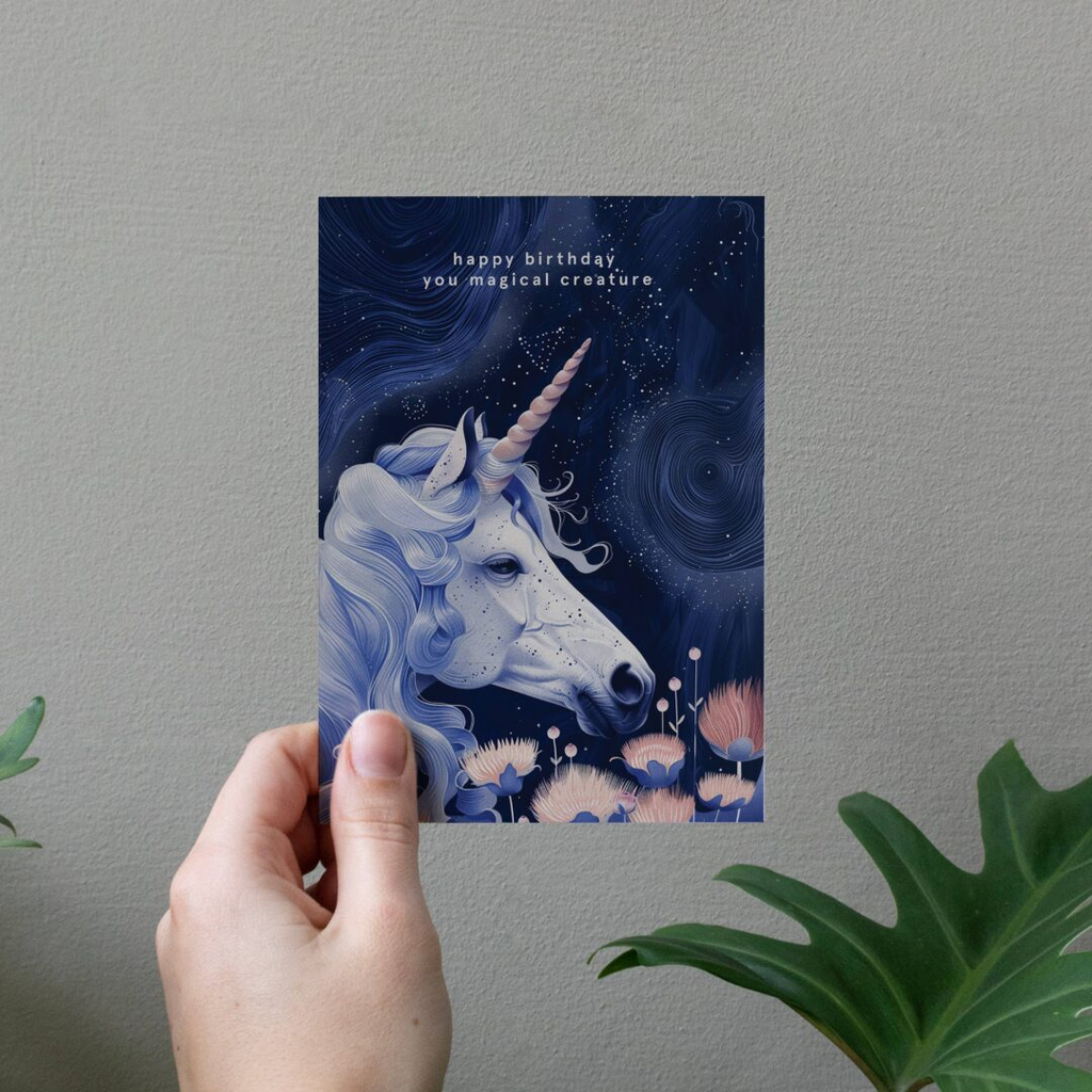 Carte de voeux - Happy birthday you magical creature