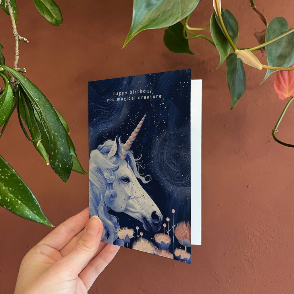 Carte de voeux - Happy birthday you magical creature