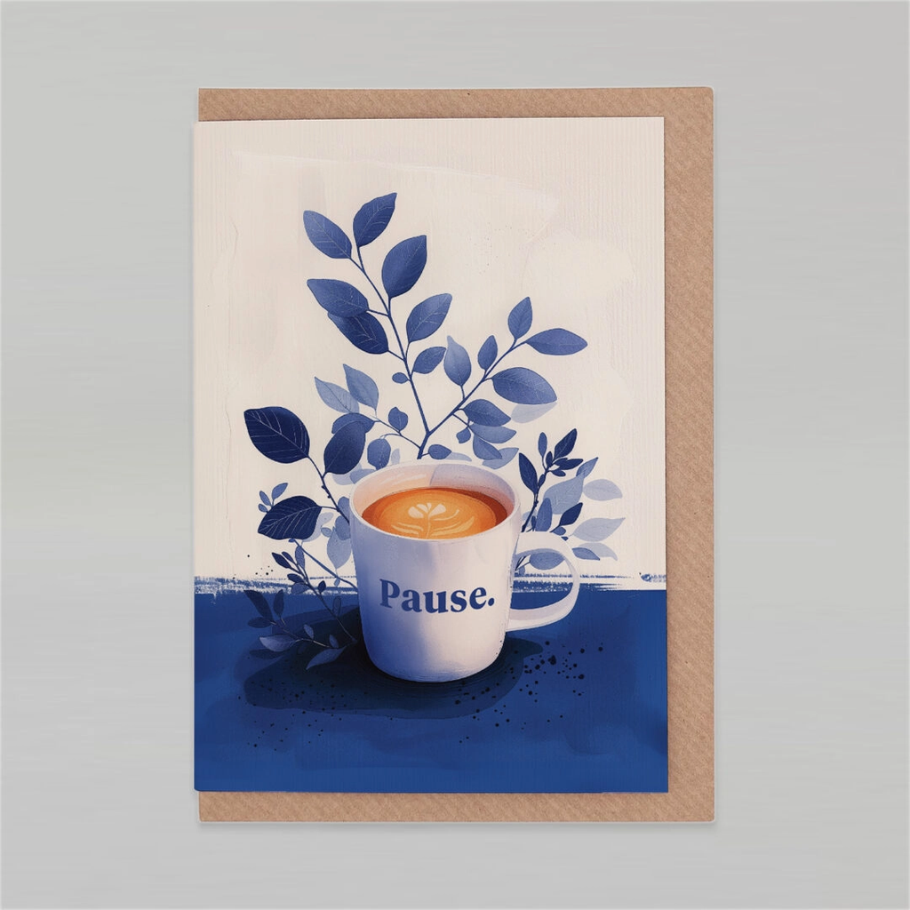 Carte de voeux - Pause