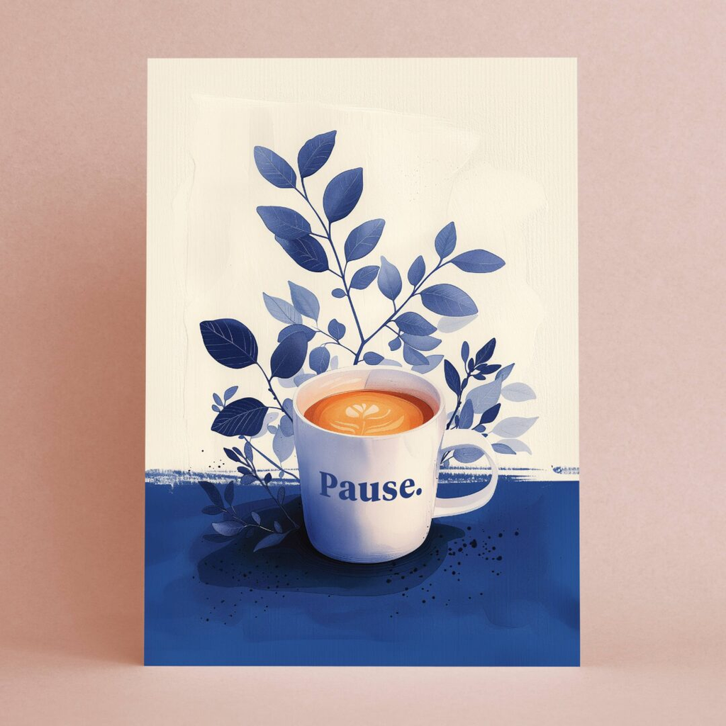 Carte de voeux - Pause