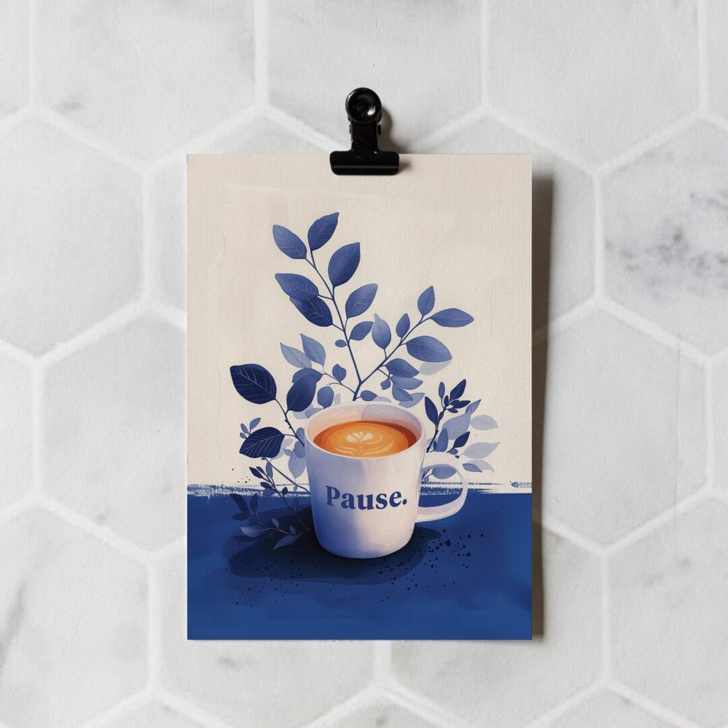 Carte de voeux - Pause