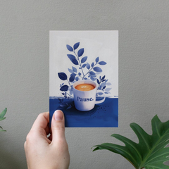 Carte de voeux - Pause