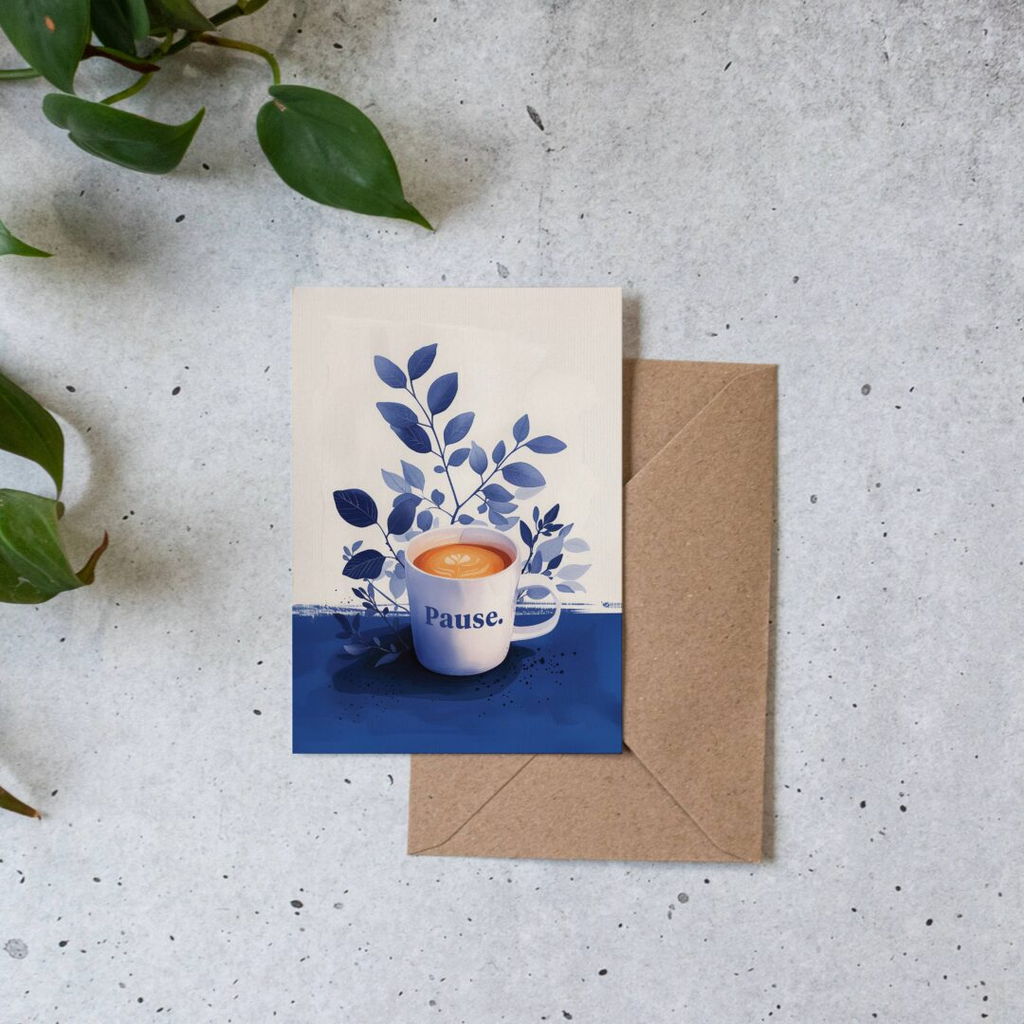 Carte de voeux - Pause