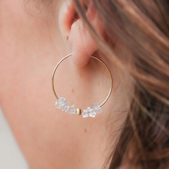 YANARI | Créoles Diamant Herkimer