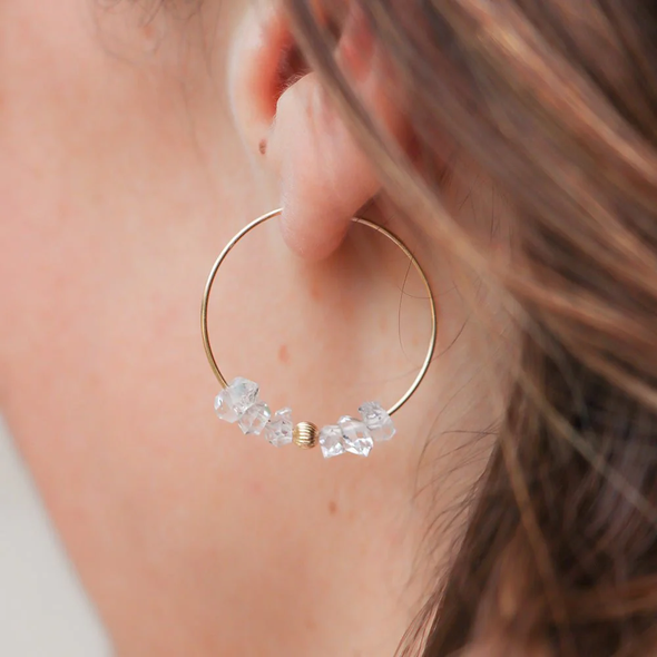 YANARI | Créoles Diamant Herkimer