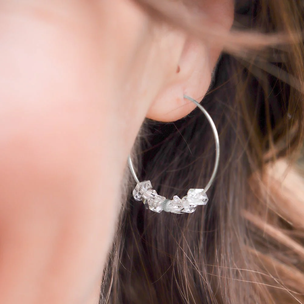 YANARI | Créoles Diamant Herkimer