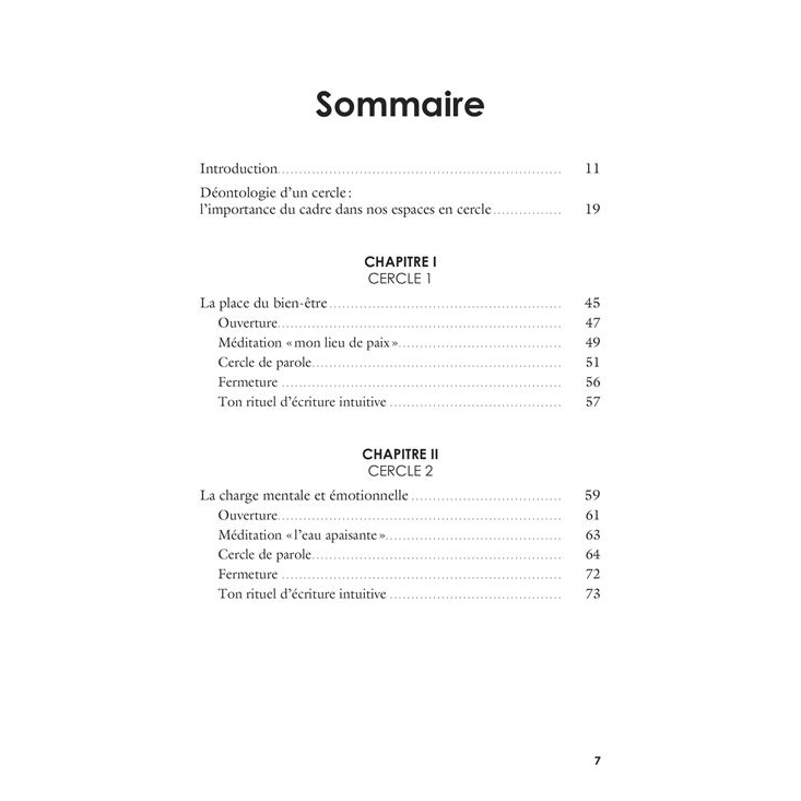 La force du cercle de femmes