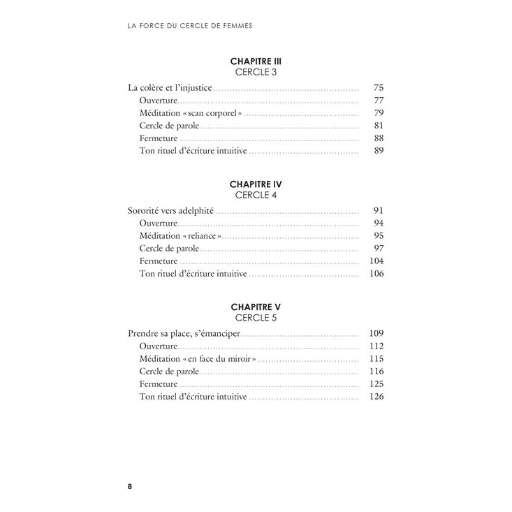 La force du cercle de femmes