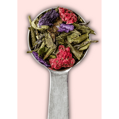 Thé Vert Bio Violette Framboise - 100g