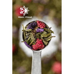 Thé Vert Bio Violette Framboise - 100g