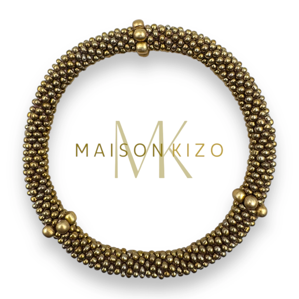 Bracelet népalais Doré