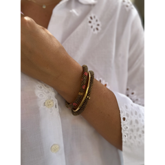 Bracelet népalais Doré